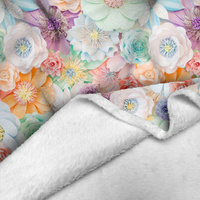 PASTEL FLOWERS WZ. 20 - Minky plyš