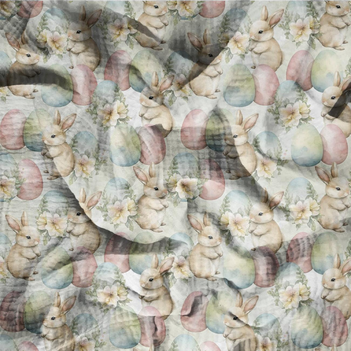 BUNNY EASTER PAT. 2 - Cotton muslin