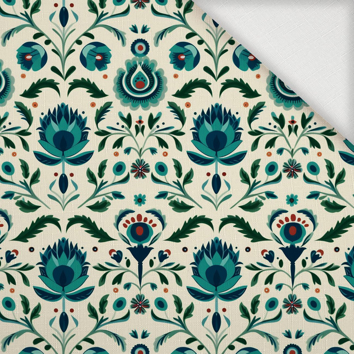 Folk Art wz.20 - Woven Fabric for tablecloths