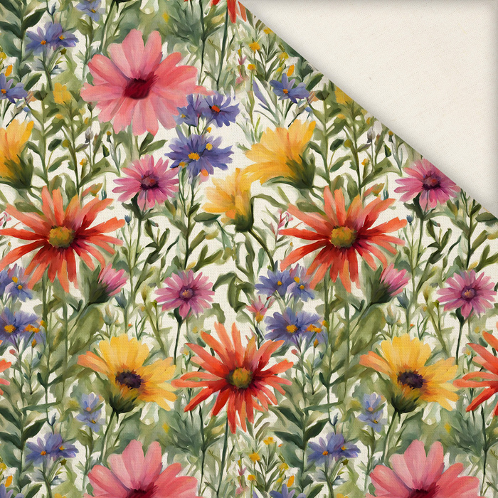 FLOWERS MEADOW WZ. 2 - Leinen 100%
