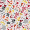 FIRE BRIGADE (HOBBIES AND JOBS) - colorful / acid - looped knit fabric