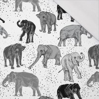 ELEFANTEN / weiß - bio single jerset mit Elastan  Sommersweat