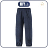 CHILDREN'S SOFTSHELL TROUSERS (YETI) - MELANGE NAVY - sewing set (122/128)