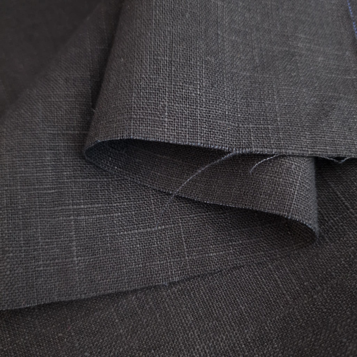 Ramie mit Baumwolle - BLACK