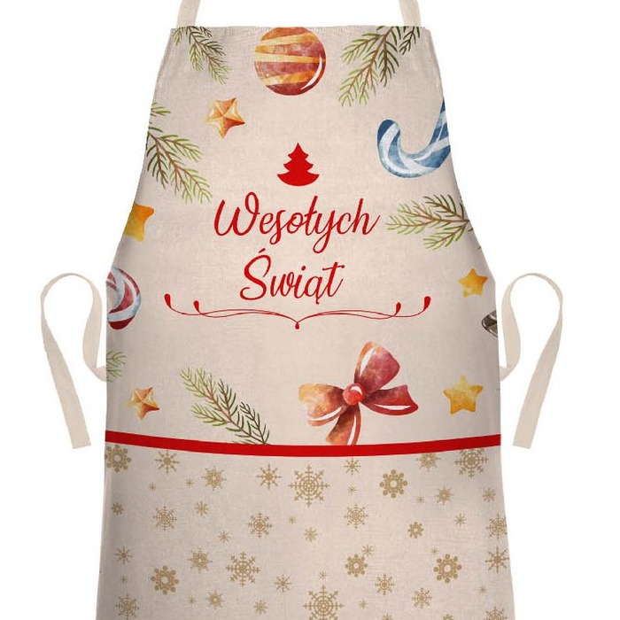 CHRISTMAS APRON - WESOŁYCH ŚWIĄT / CHRISTMAS DECORATIONS