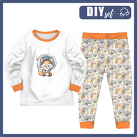 CHILDREN'S PAJAMAS " MIKI" - FOX (CUTIES IN THE SPACE) - sewing set