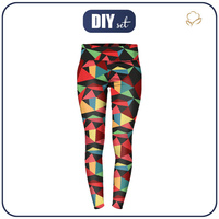 WOMEN'S THERMO LEGGINGS (GRETA) - ICE PAT. 2 / colorful - sewing set