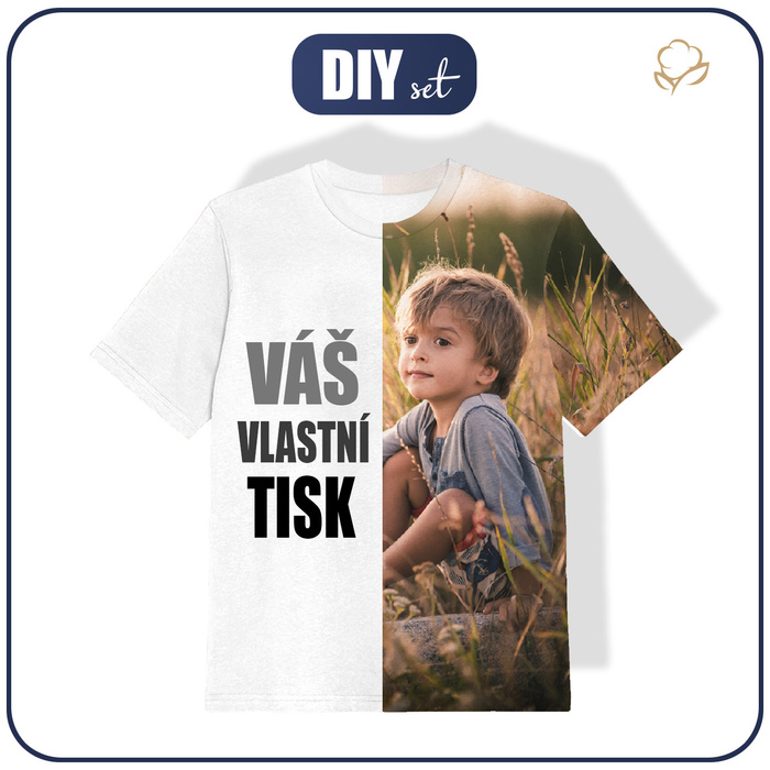 DĚTSKÉ TRIČKO S VLASTNÍM POTISKEM - Sada šití
