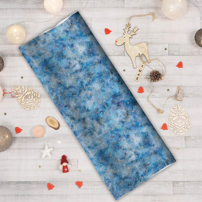 GLITTER FROST (WINTER IS COMING) - single jersey with elastane 