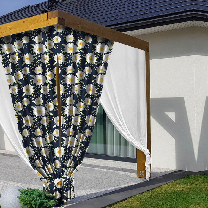 STOKROTKI WZ. 2 / granatowy- single jersey z elastanem ITY