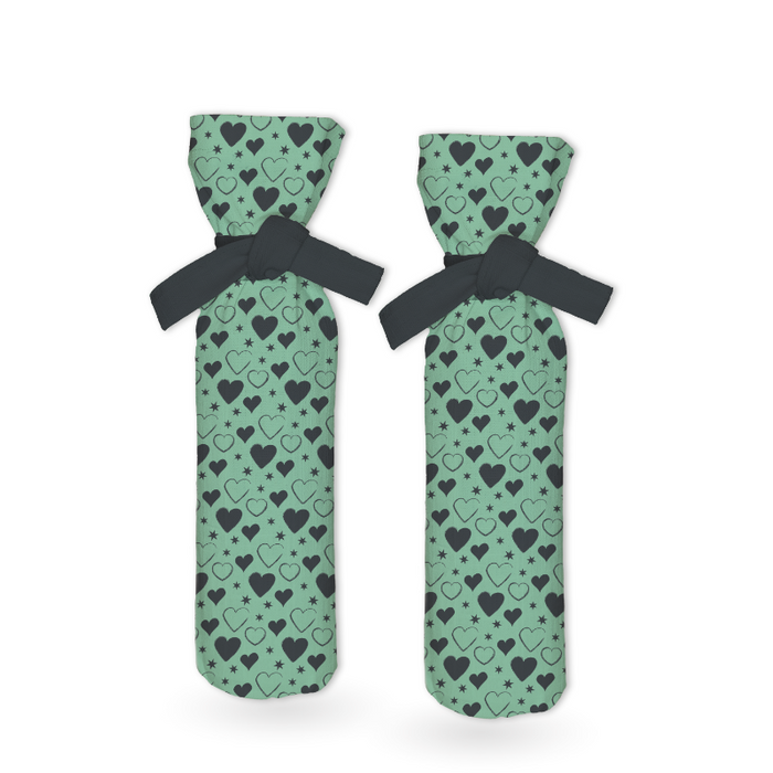 THE BOTTLE COVER - HEARTS - DIY set