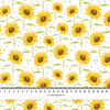 SONNENBLUMEN (SÜßE HÄSCHEN) - Baumwoll Webware