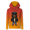 BLUZA Z KAPTUREM UNISEX (HYDRA) - PLUSH BUT GRIZZLY - zestaw do uszycia (86/92)