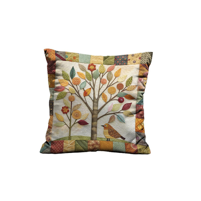 PODUSZKA 45X45 - BATIK 7 - welur tapicerski - zestaw do uszycia