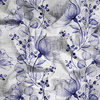 FLOWERS pat. 4 (Very Peri) - Cotton muslin