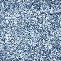 SEA BLUE GLITTER (DRAGONFLIES AND DANDELIONS) - Cotton woven fabric
