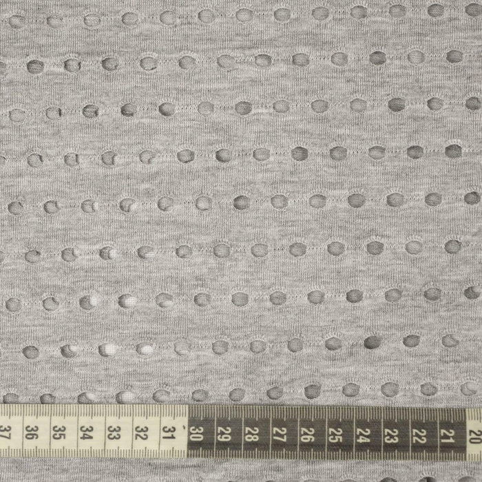EYELET PAT. 2 / eco melange - openwork jersey