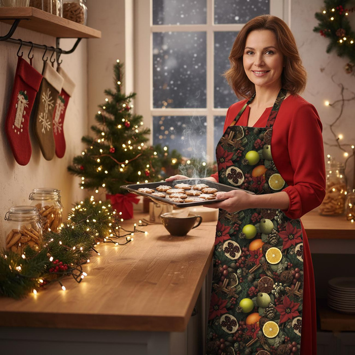 WINTER FLOWERS WZ.19- Single Jersey mit Elastan ITY