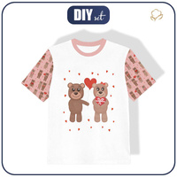 KID’S T-SHIRT - BEARS IN LOVE pat. 1 (BEARS IN LOVE) - single jersey (104/110)