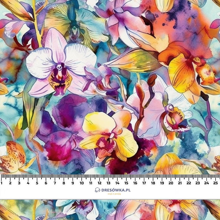 FLOWERS WZ.56 - Waterproof woven fabric