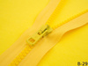 Kostěný zip 60cm dělitelný - citronový B-29