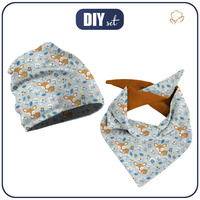 KID'S CAP AND SCARF (CLASSIC) - DEERS ON A MEADOW pat. 2 - sewing set