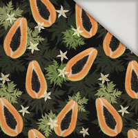 PAPAYA ORANGE & BLACK - Thermo lycra