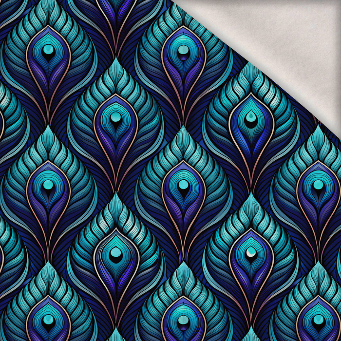 Stained Glass wz. 37 - Wintersweat angeraut mit Elastan ITY