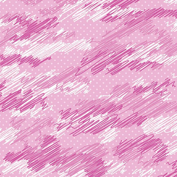 CAMOUFLAGE - Kritzelei / fuchsie - Hydrophober angerauter Wintersweat