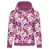 CLASSIC WOMEN’S HOODIE (POLA) - PINK PARADISE PAT. 2 - looped knit fabric - XXXL