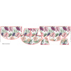HIP BAG - EXOTIC PLANTS / white - small