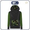 BLUZA Z KAPTUREM UNISEX (HYDRA) - WINTER FOREST WZ. 1 - zestaw do uszycia (98/104)