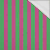 PINK-GREEN STRIPES - Sommersweat