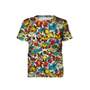 RETRO COMICS PAT.6 - Cotton woven fabric
