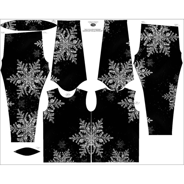 THERMO BOY'S SET (LUCAS) - CHALKY SNOWFLAKE - sewing set 128