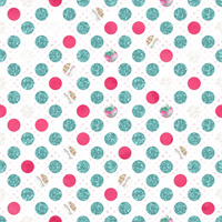 GLITTER DOTS PAT 2 - Cotton woven fabric