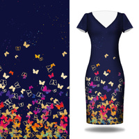 BUTTERFLIES / colorful - dress panel PTE200