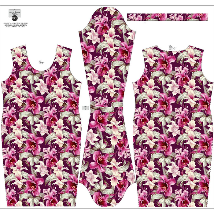 BLEISTIFTKLEID (ALISA) - EXOTIC ORCHIDS Ms. 8 - Nähset L