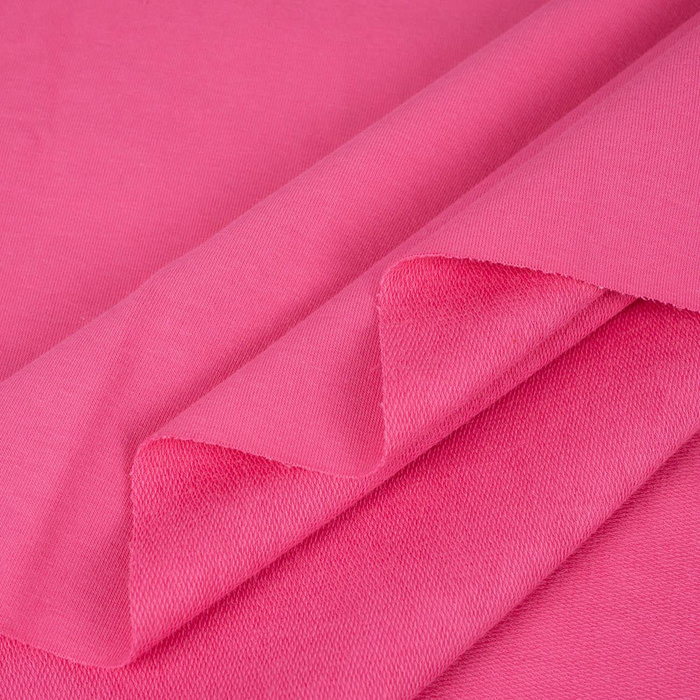 D-04 PINK - looped knitwear with elastan