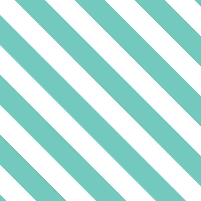 DIAGONALE STREIFEN / minze - Baumwoll Webware