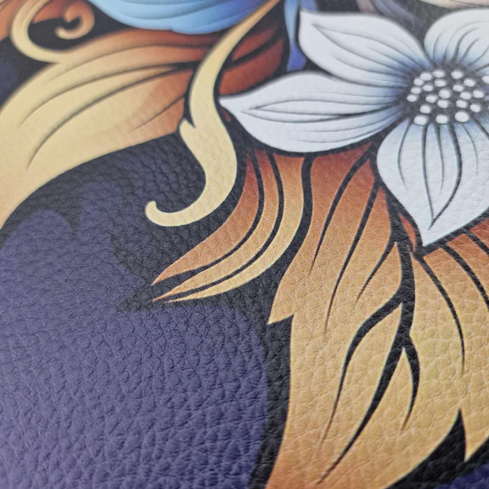 BOUQUET OF FLOWERS WZ.2 (46 cm x 50 cm) - thick pressed leatherette