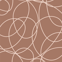 Geometric /Mocha Mousse- Polster- Velours