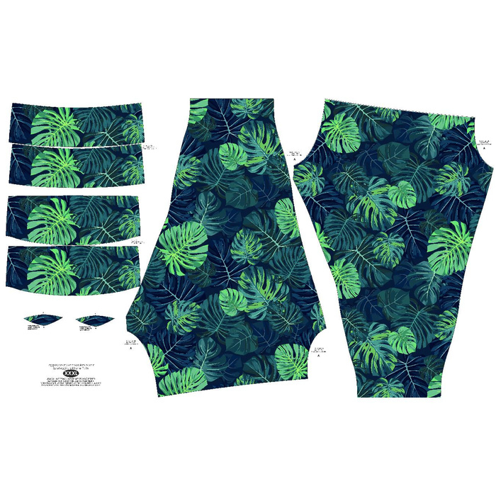 LEGGINSY SPORTOWE - MONSTERA 2.0 / navy - S