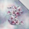 PASTEL BLOOM WZ. 4 - panel (60cm x 50cm)  Cotton woven fabric