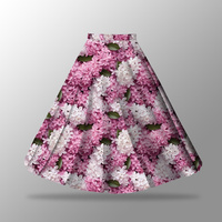 WATERCOLOR FLORAL vz. 9 - panel kalhot "MAXI" - Viskózový jersey