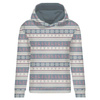 BLUZA DAMSKA (POLA) CLASSIC Z KAPTUREM - RENIFERY wz. 3 / szary (NORWESKIE WZORY) - dzianina pętelkowa - M