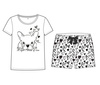PYJAMAS-T-SHIRT - HUND / Kontur - M
