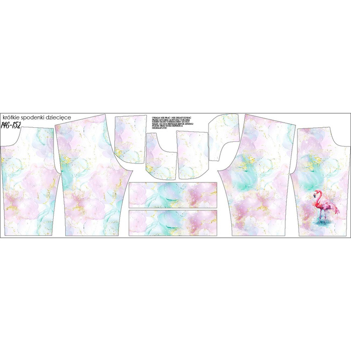 DĚTSKÉ ŠORTKY (RIO) - ALCOHOL PASTEL wz.1 - teplákovina (86-92)