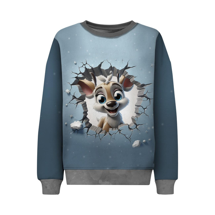 DRES DZIECIĘCY (MILAN) - HAPPY DEER - zestaw do uszycia (86/92)