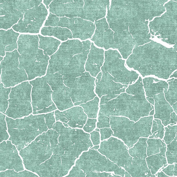 SCORCHED EARTH (white) / ACID WASH (modern mint) - Woven Fabric for tablecloths